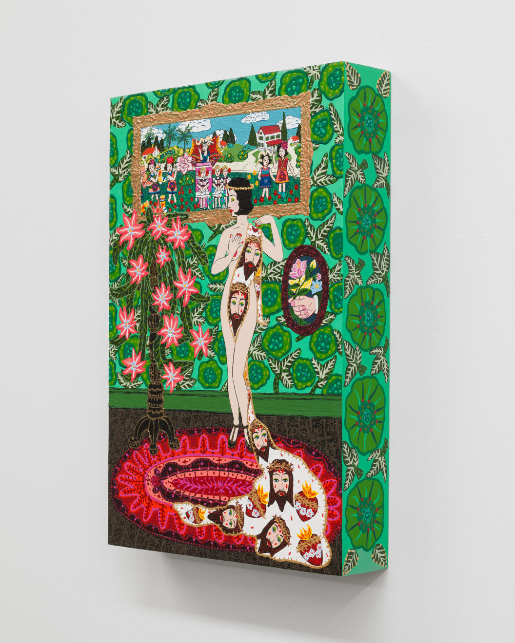 Laura Williams, Saint Veronica III: Jesus in a Minge(r), 2023