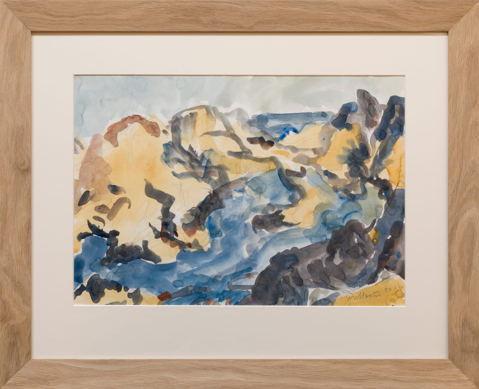 Toss Woollaston, Lyttelton Harbour, c 1990