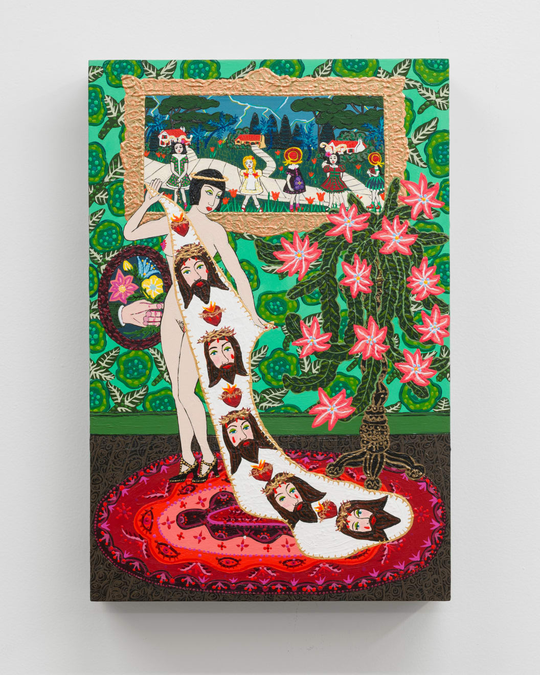 Laura Williams, Saint Veronica II: Jesus in a Minge(r), 2023