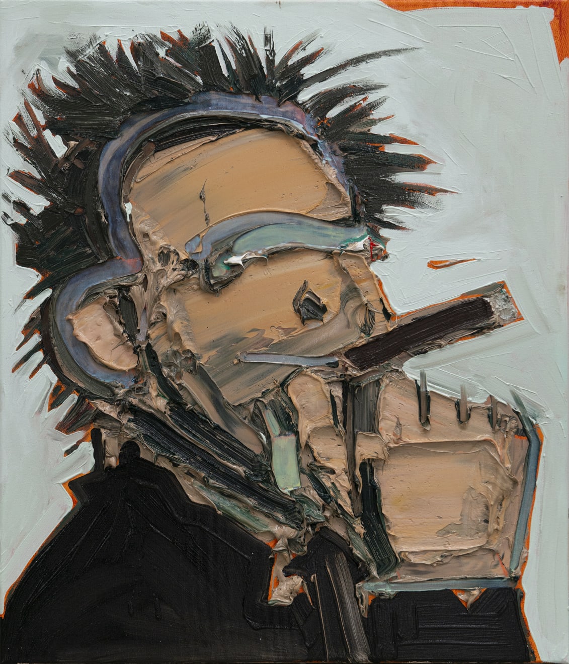 Toby Raine, Jack Nicholson Smoking A Cigar, 2018