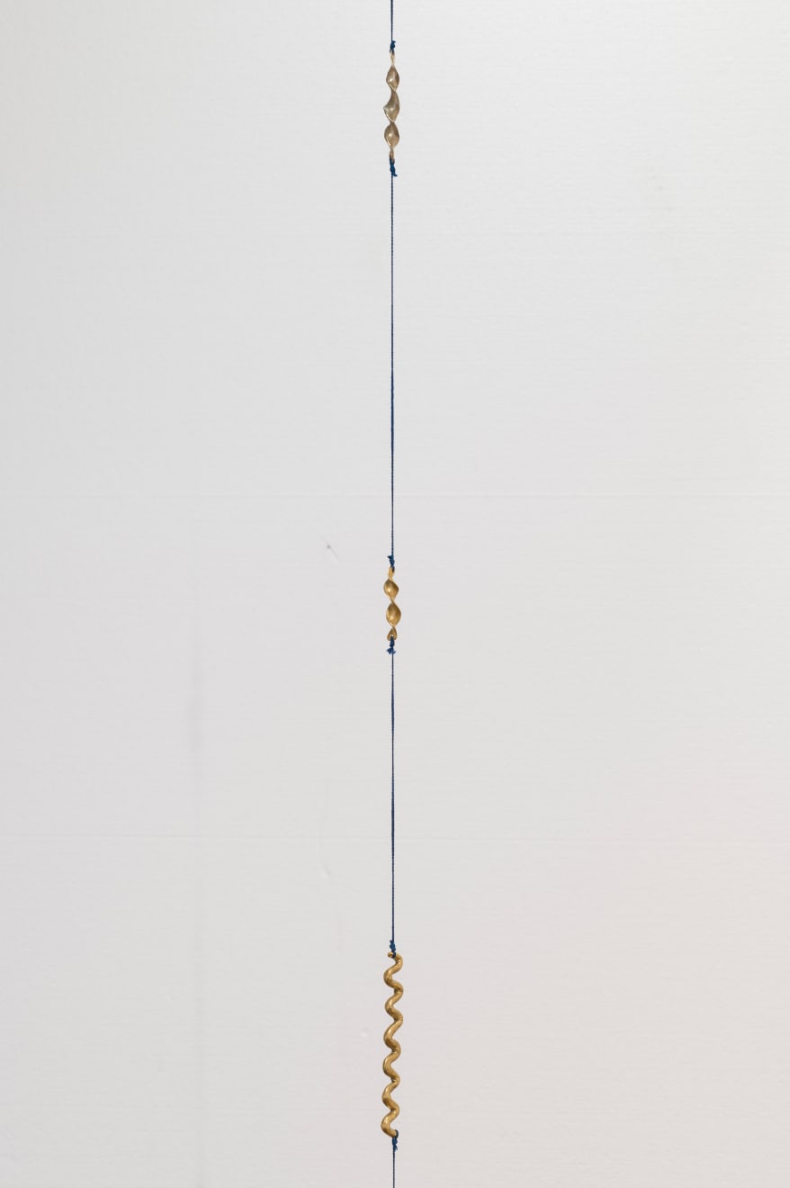 Hannah Valentine, Connections (your waking is a blue brushstroke creating space), 2024