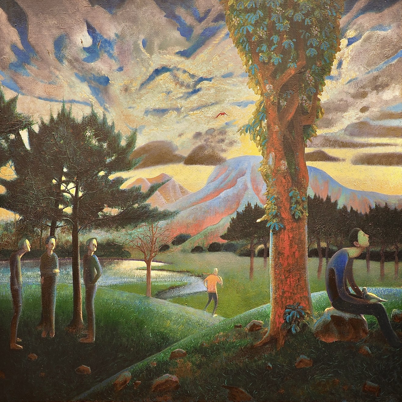 Gavin Chai, Landscape with Yu Gong, 2024