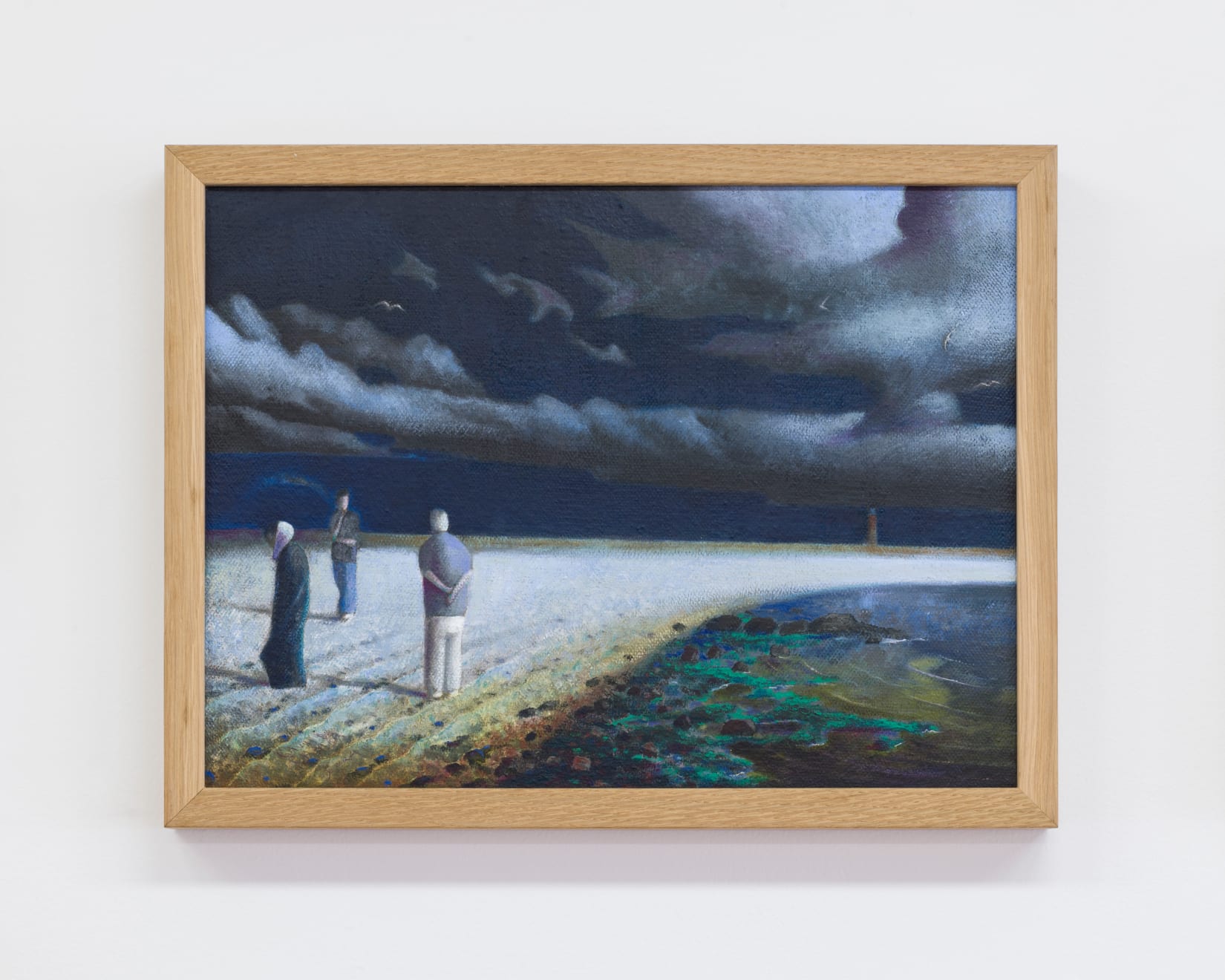 Gavin Chai, Beach with three people, 2024