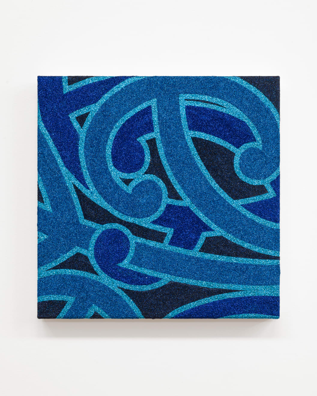 Reuben Paterson, Half and Half (blue), 2022