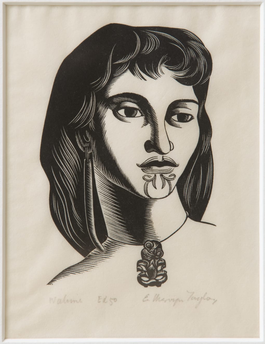 E Mervyn Taylor, Wahine, 1960