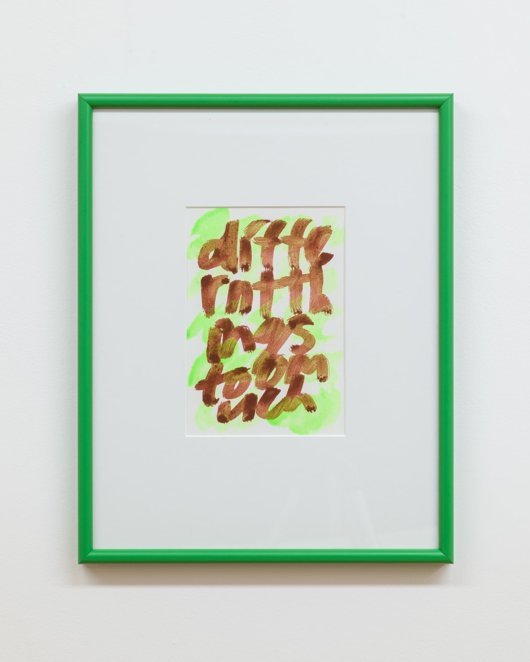 Turumeke Harrington, Different things too much, 2025