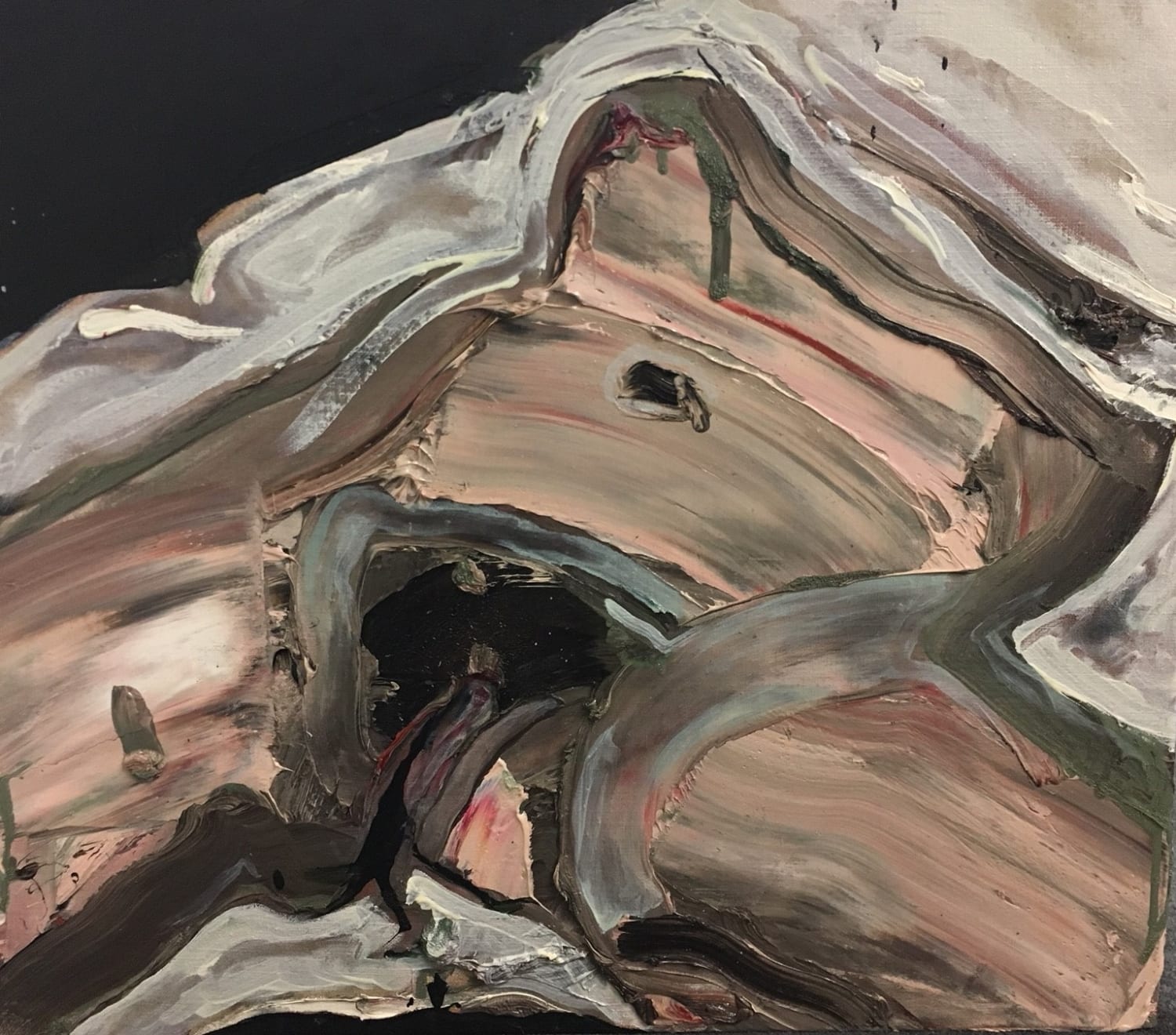 Toby Raine, Toby Raine_Courbet Beard II - Tribute to Mothers (After Courbet), 2016