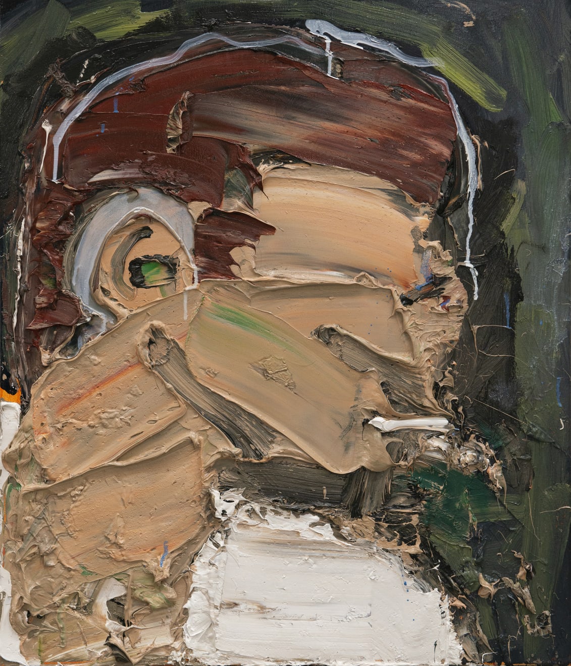 Toby Raine, Elvis Presley in profile with Cigarette, 2018