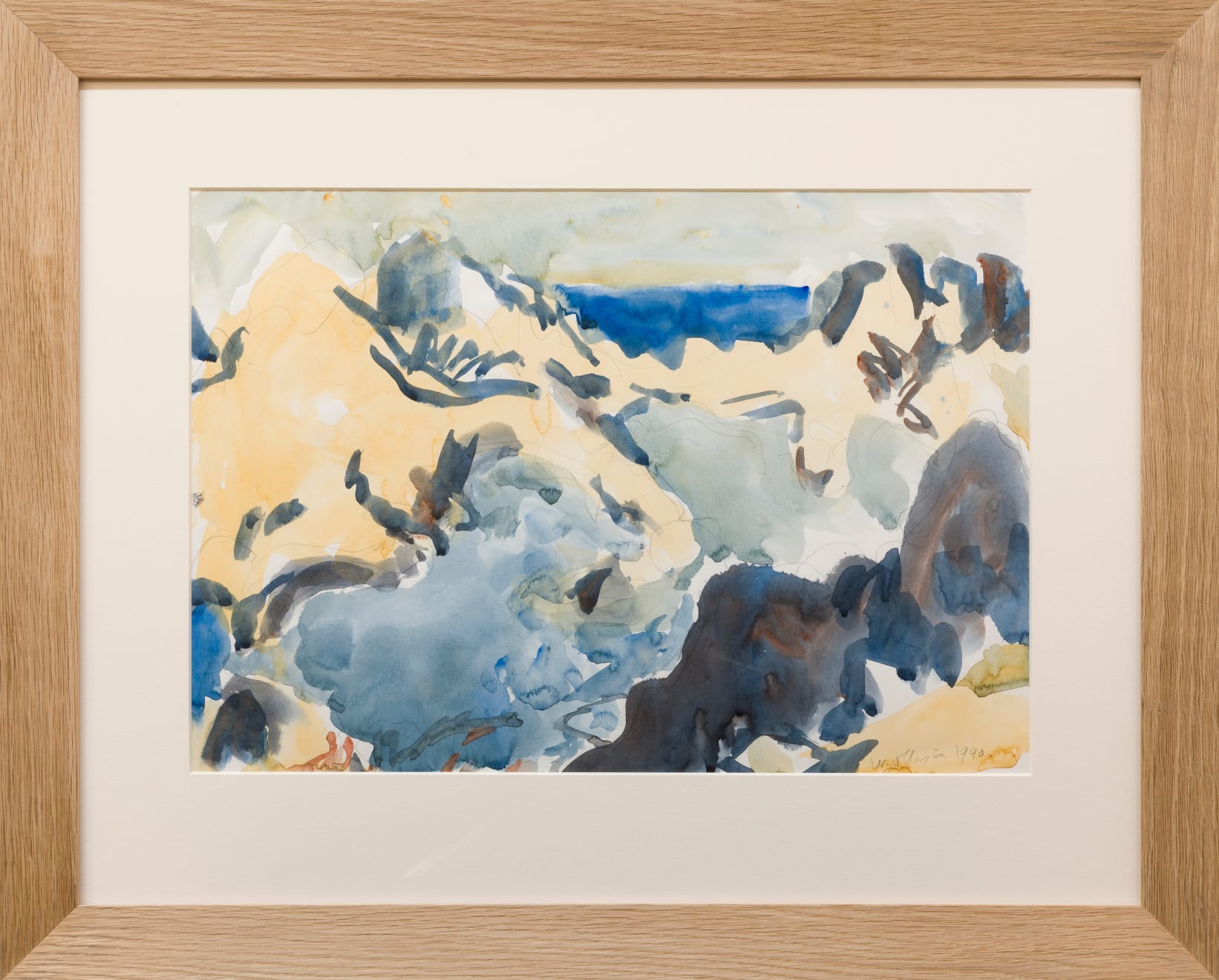 Toss Woollaston, Lyttelton Harbour, c 1990
