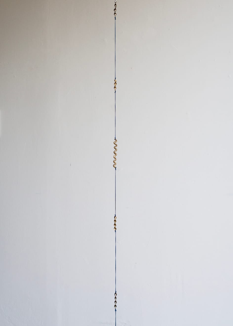 Hannah Valentine, Connections (your waking is a blue brushstroke creating space), 2024