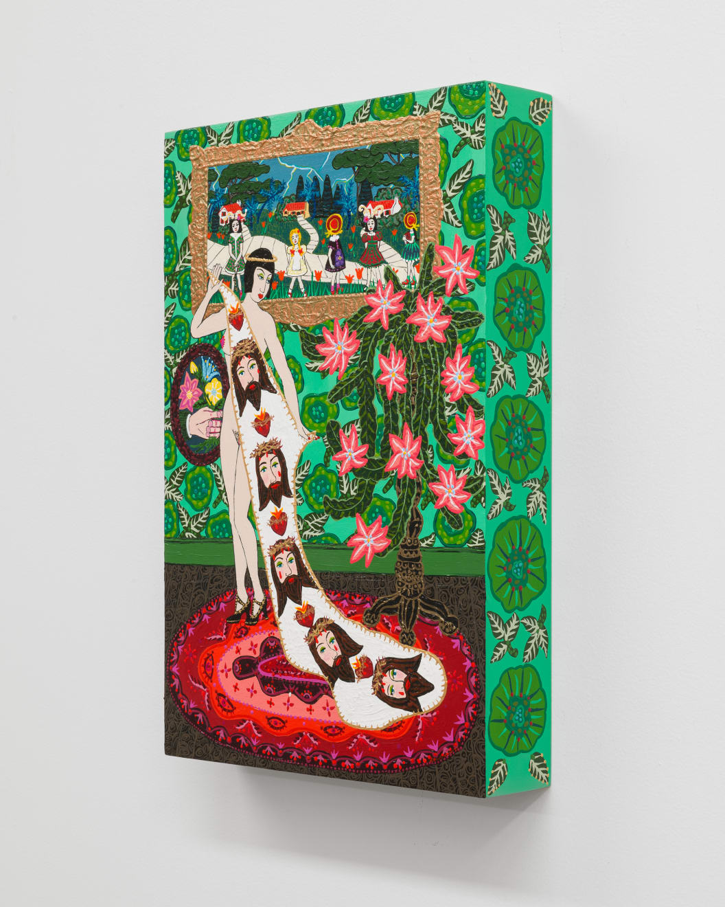 Laura Williams, Saint Veronica II: Jesus in a Minge(r), 2023
