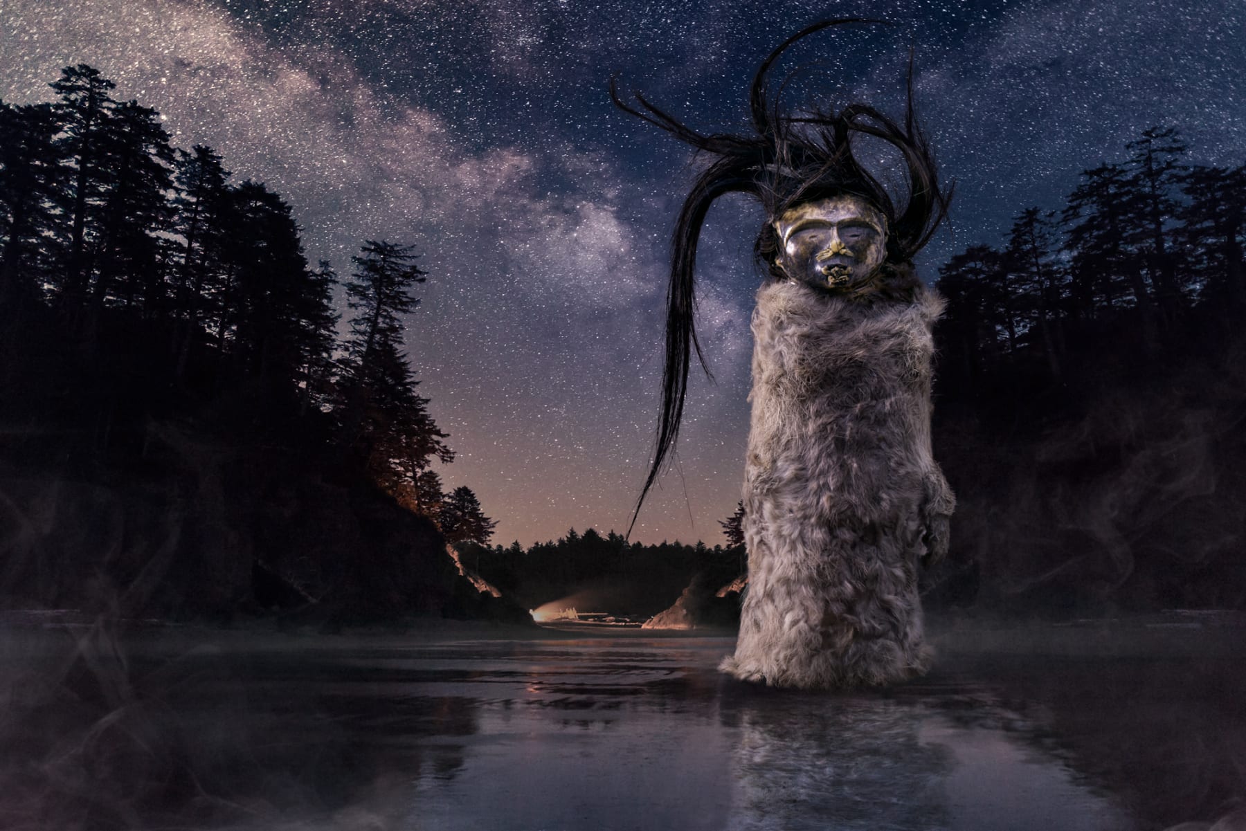 Lisa Reihana, Emissary No.3 - Nootka Ancestor, 2017
