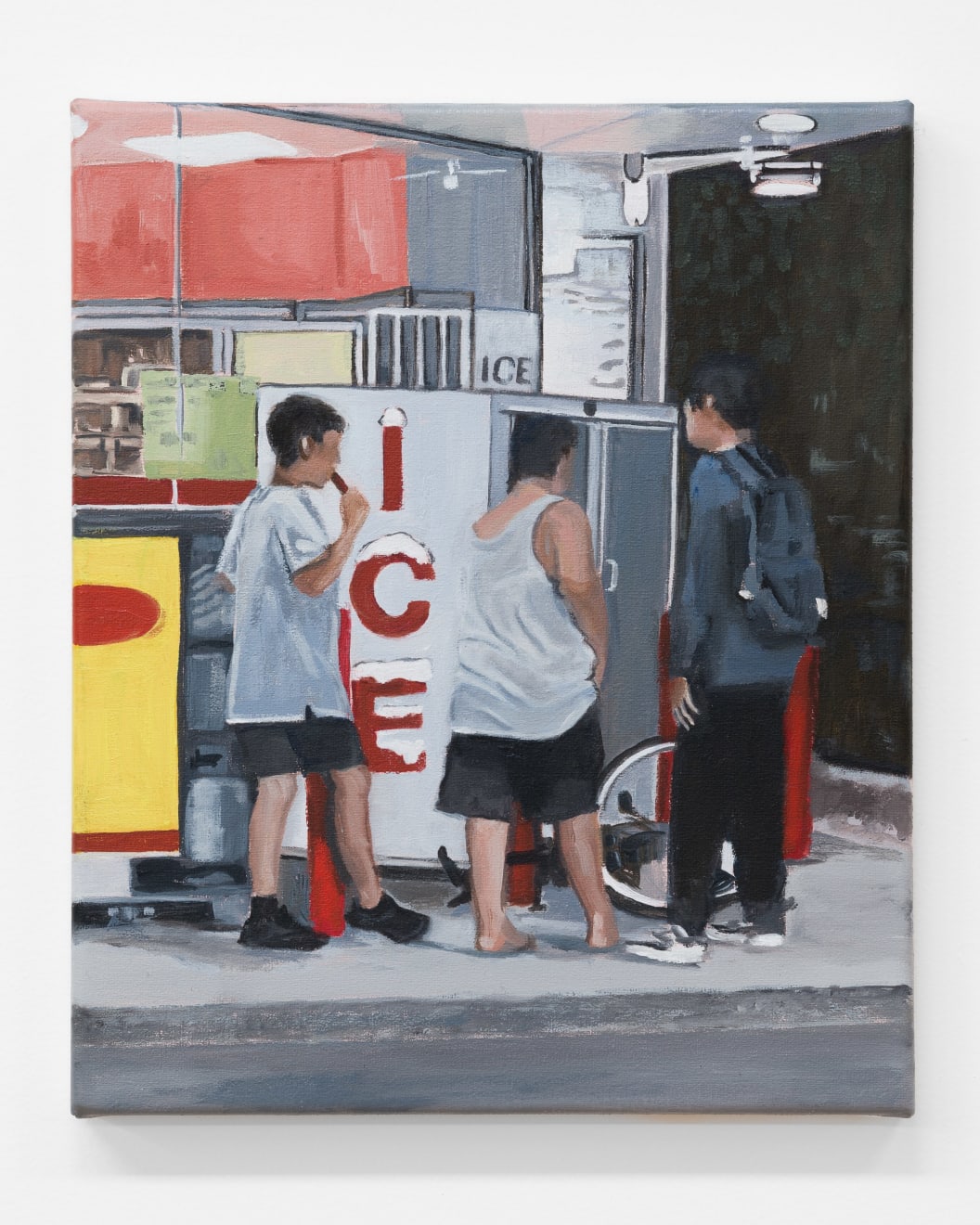 Hiria Anderson-Mita, Ice blocks at midnight, 2023