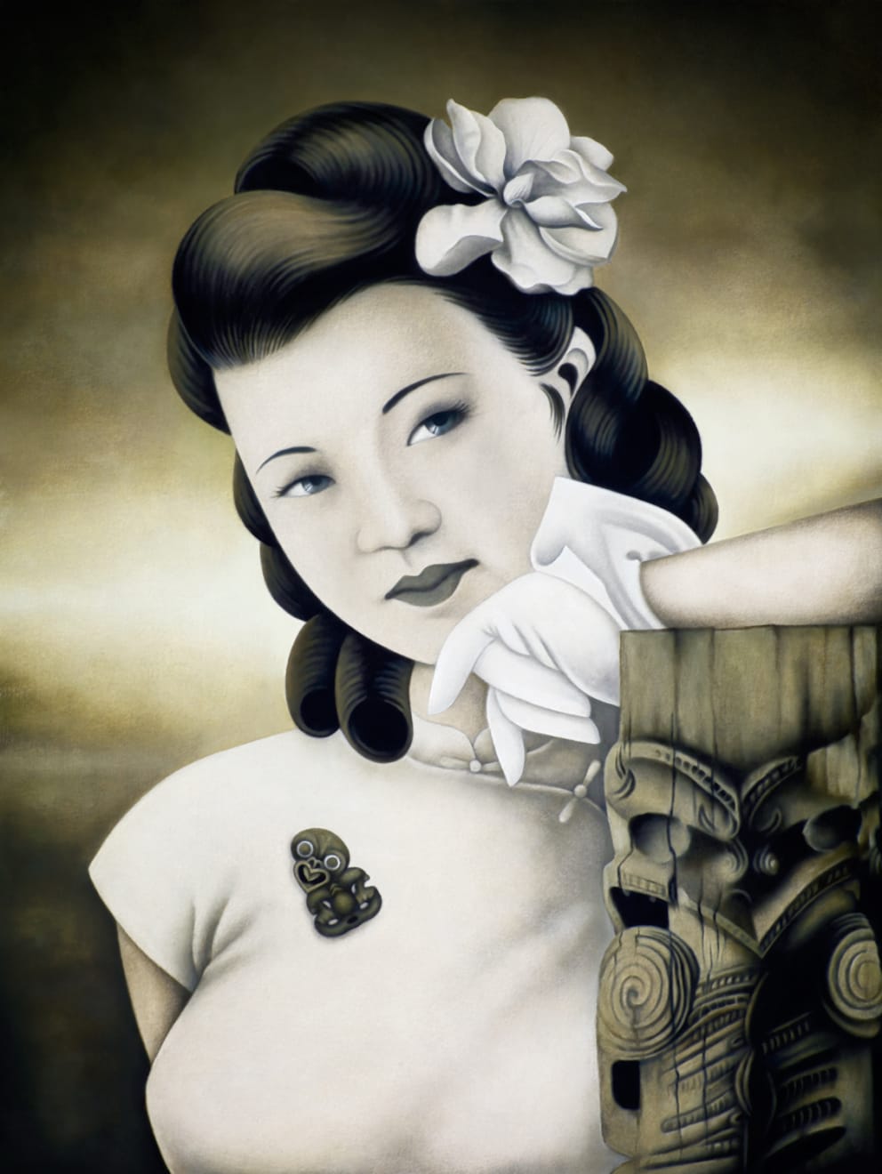 Heather STRAKA, Kia Ora (framed), 2012