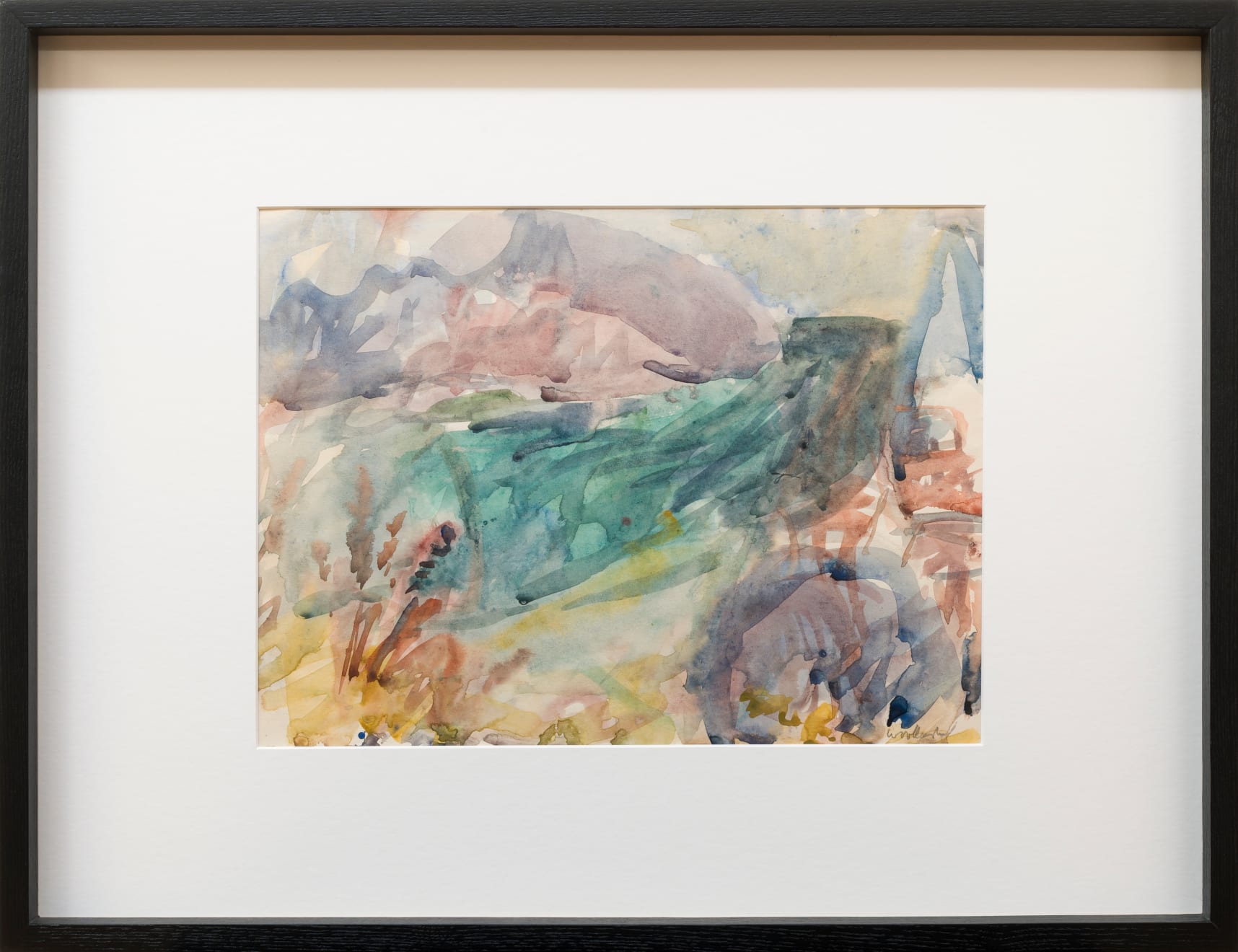 Toss Woollaston, View of Kapiti, 1970s