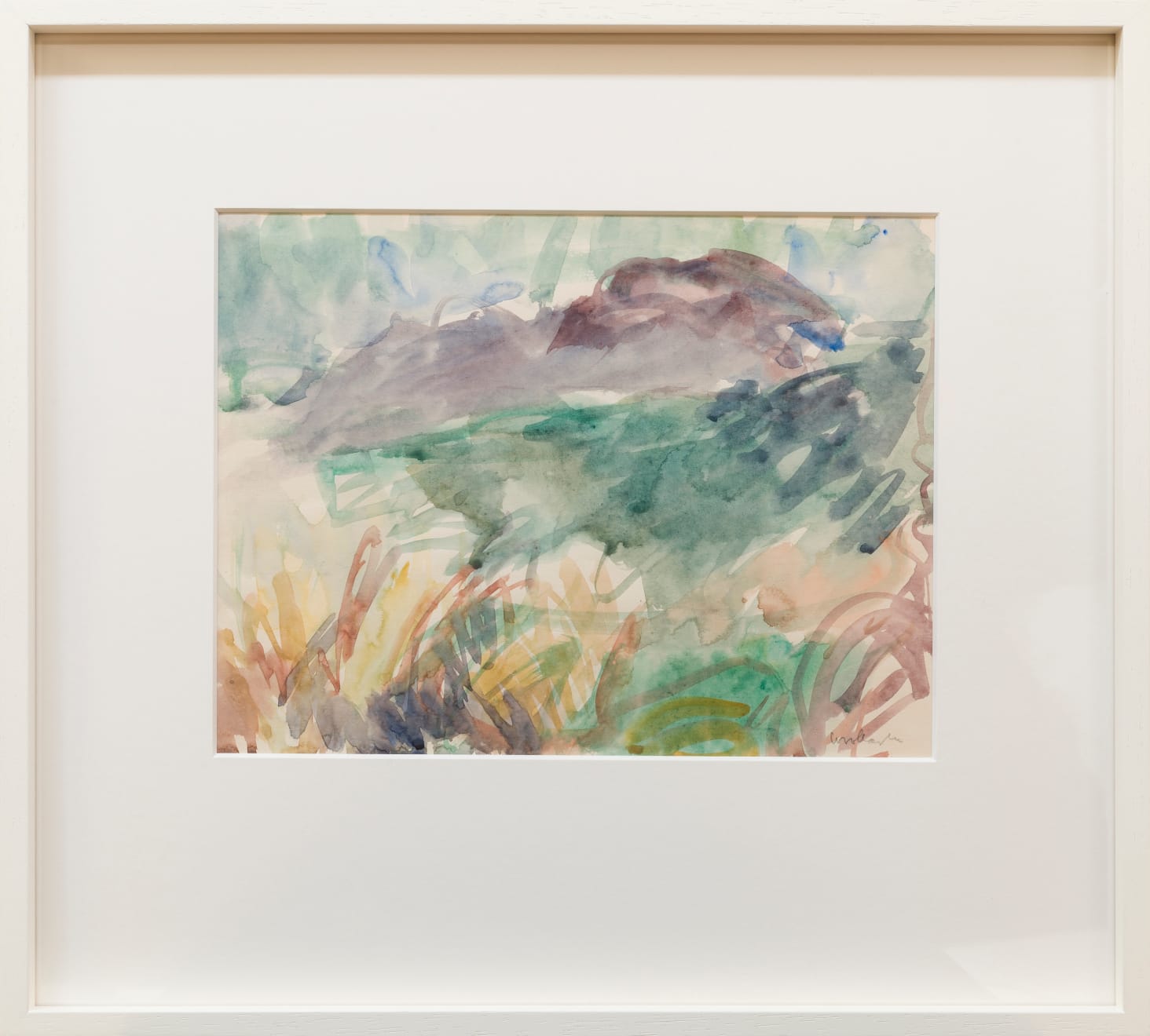 Toss Woollaston, View of Kapiti, 1974