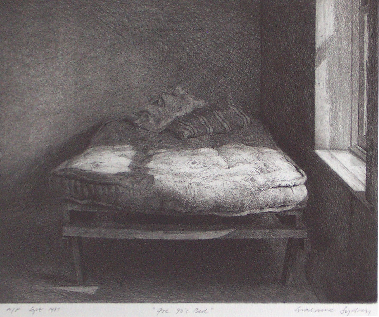 Grahame Sydney, Joe 90's Bed, A/P, 1981