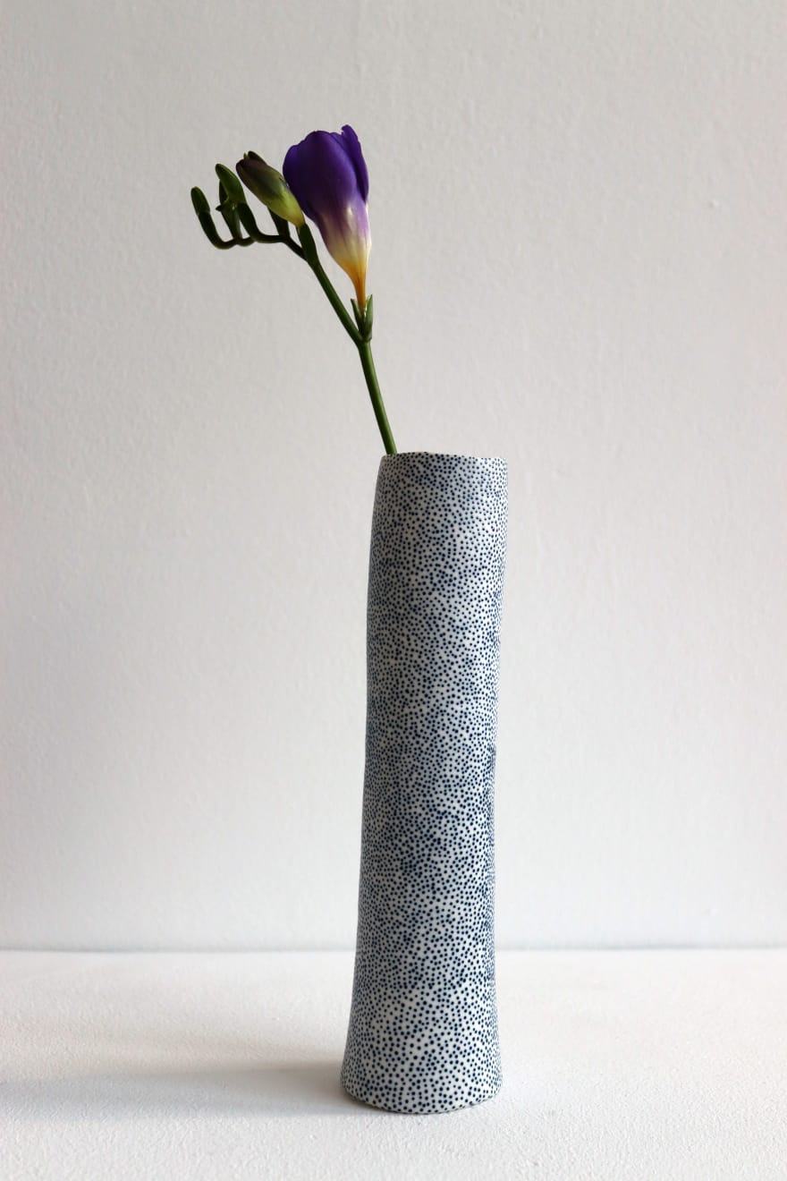 Josefina Isaza, Tall Dotted Vase I, 2024