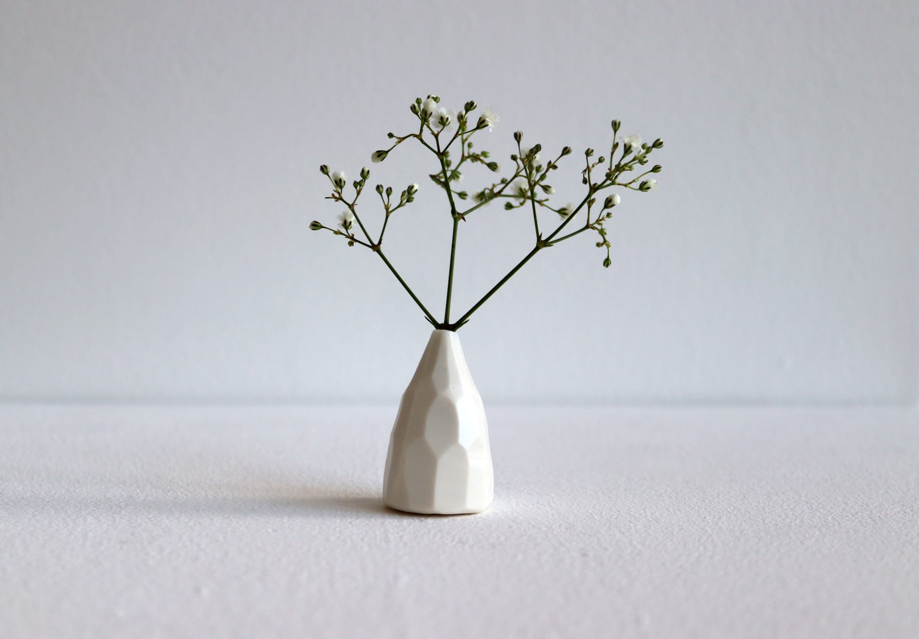 Josefina Isaza, Carved White Mini Bottle I, 2024