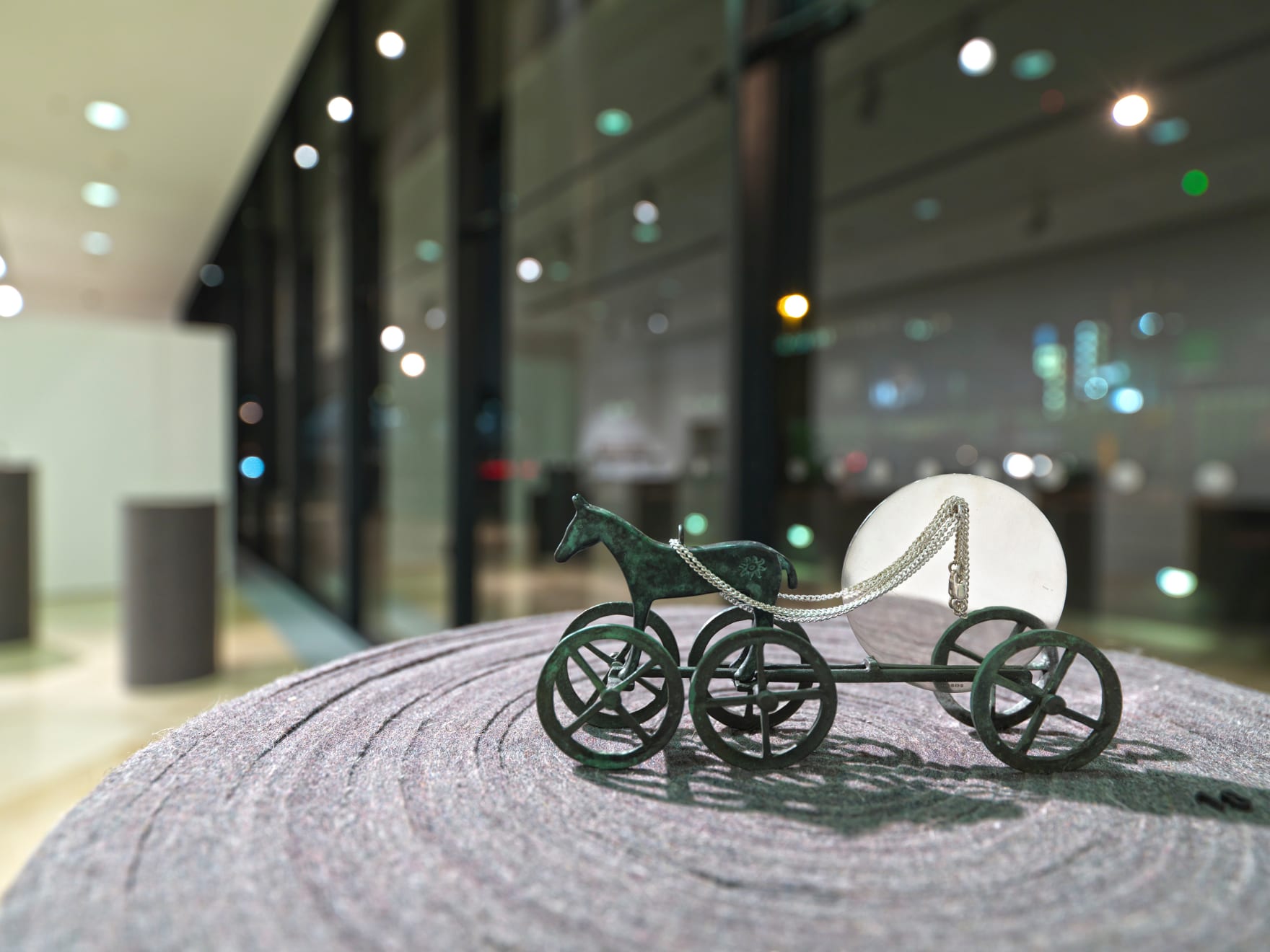 Lorraine Robbins, Celestial Chariot with two Pendants, 2014