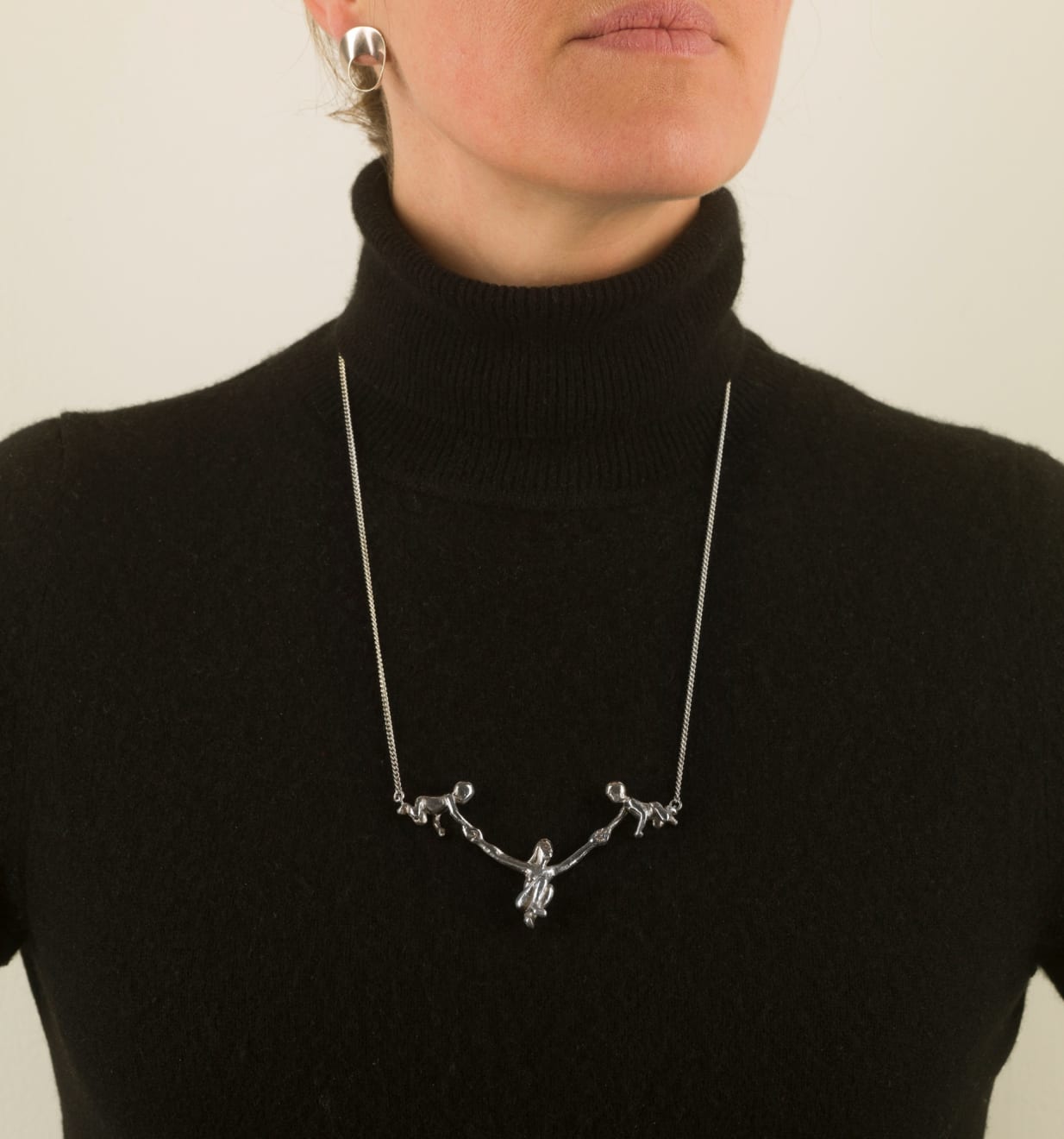 Briony Marshall, Silver Water Necklace, 2014