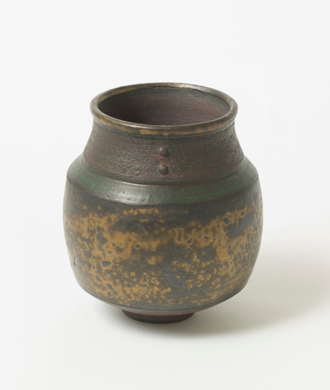 Jason Wason, Black Green and Gold Jar, 2022