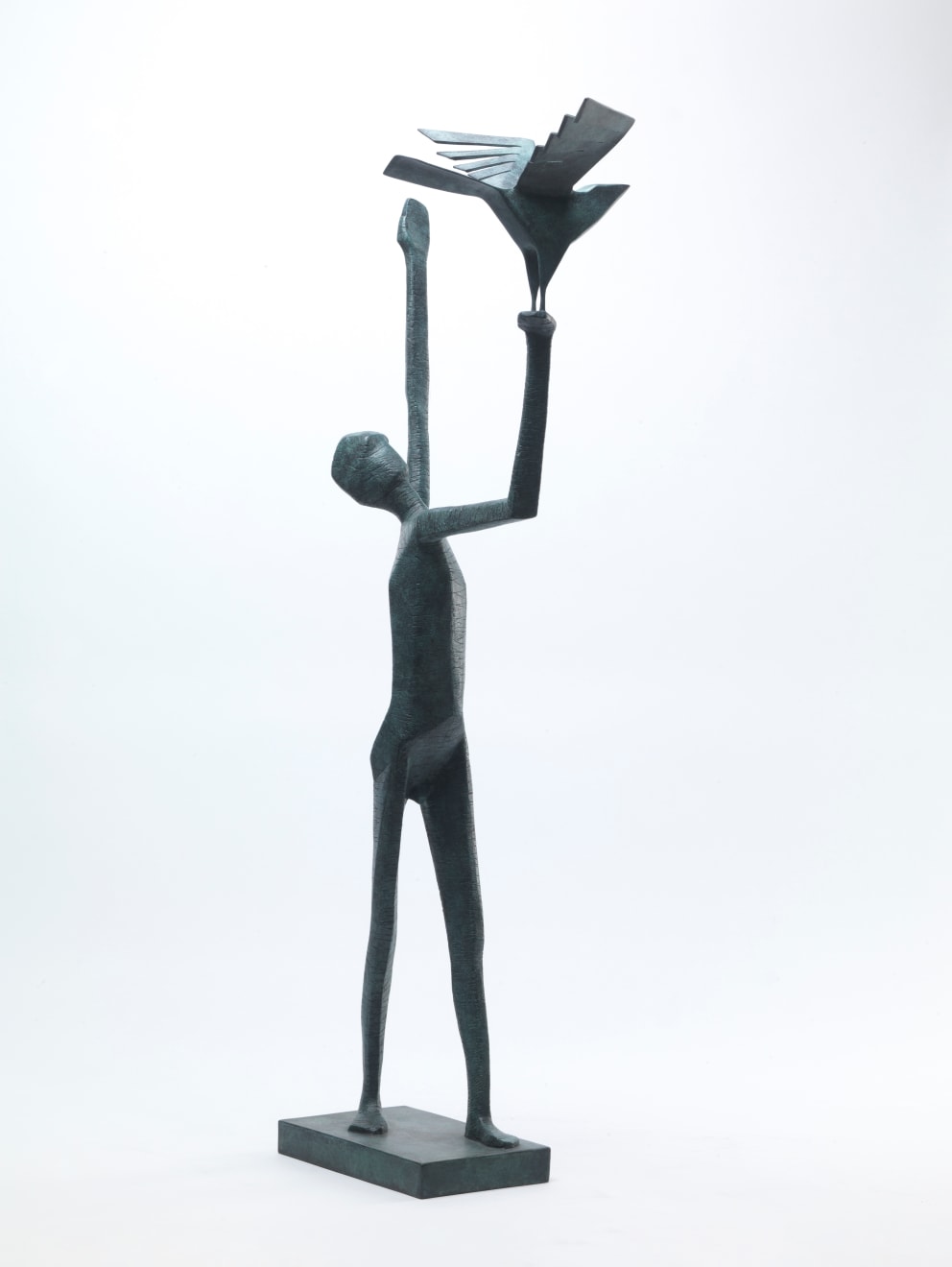 Terence Coventry, Man Releasing Bird III, 2016