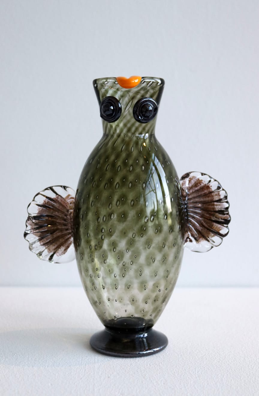 Stewart Hearn, Owl Jug (Grey), 2024