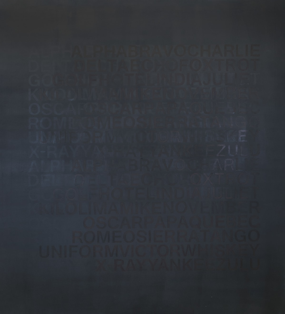 Paula Crown, ALPHABRAVO (night sky), 2017
