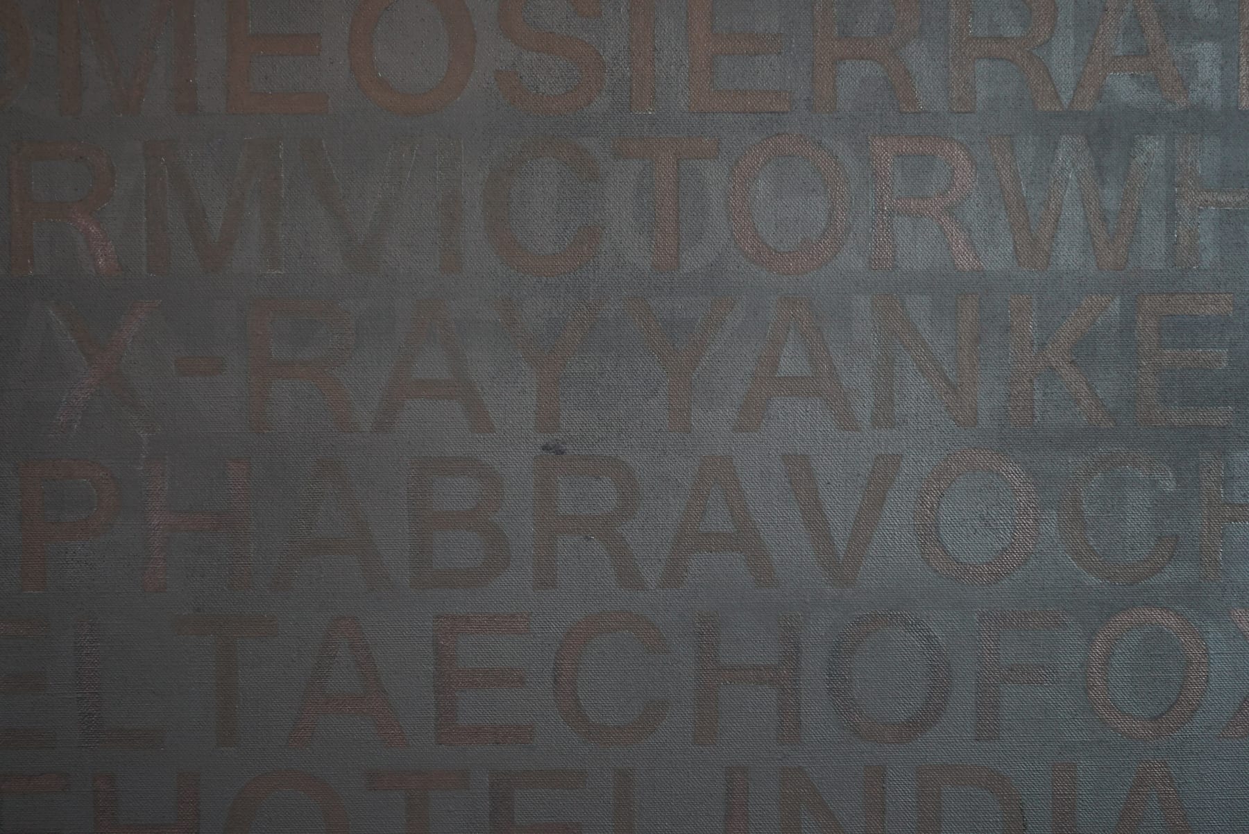 Paula Crown, ALPHABRAVO (night sky), 2017