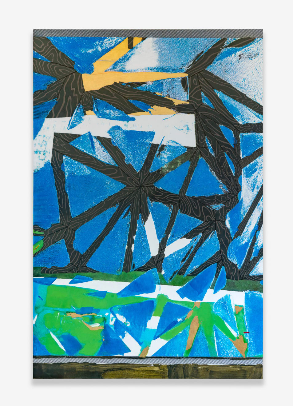 Paula Crown, Blue Fractal, 2020-2021
