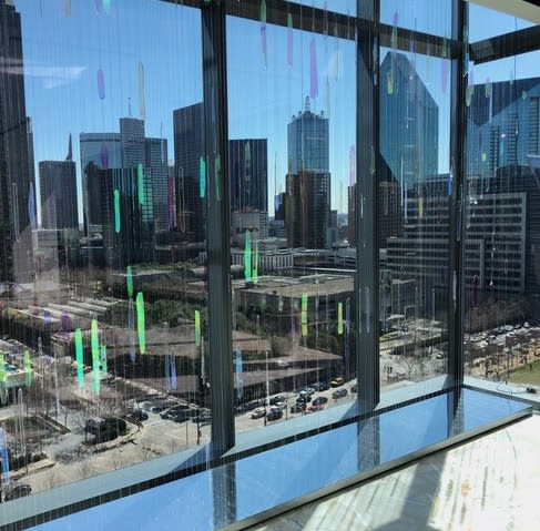 Paula Crown, FREEZING RAIN (dichroic), 2018