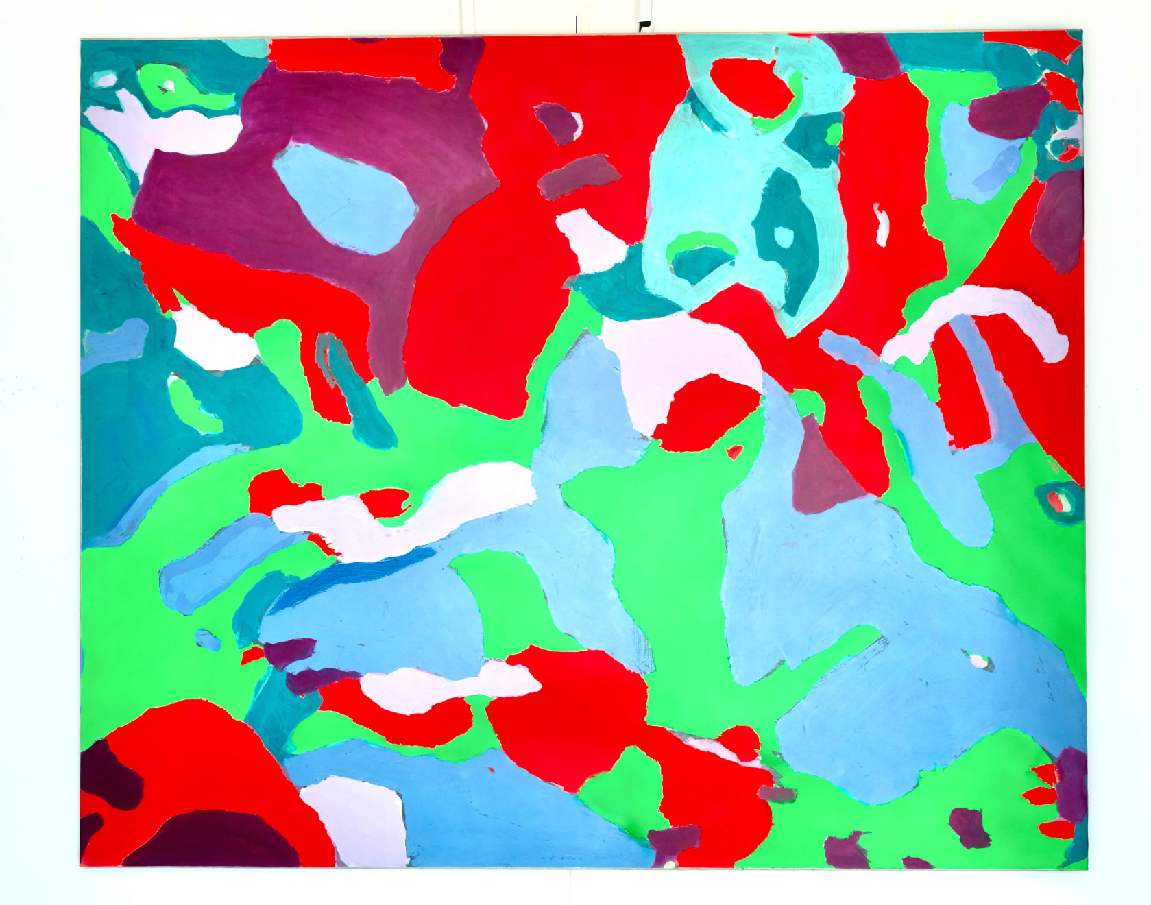 Paula Crown, Aspen Map (red), 2021