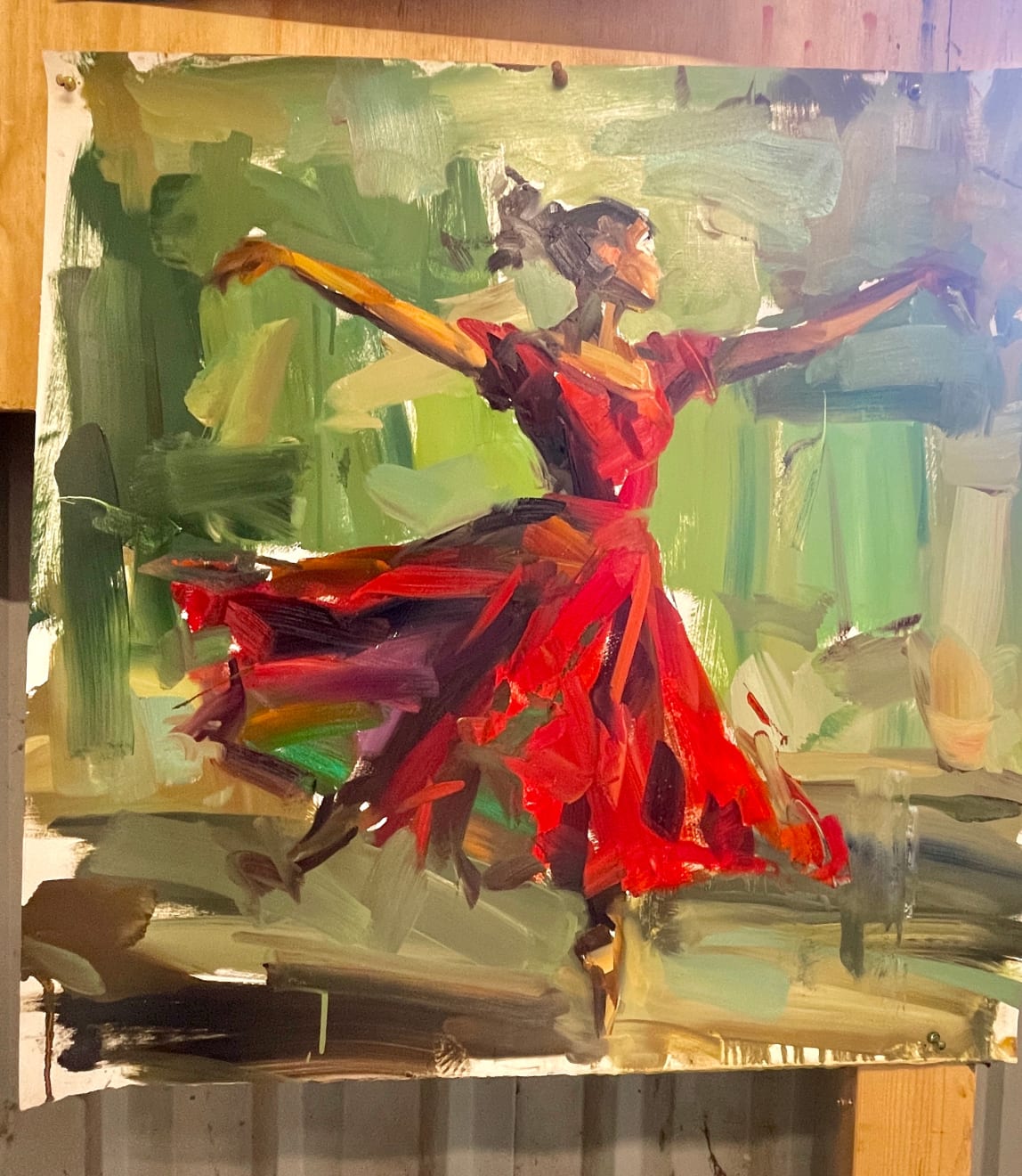Paul Wright, Study in Red, 2025