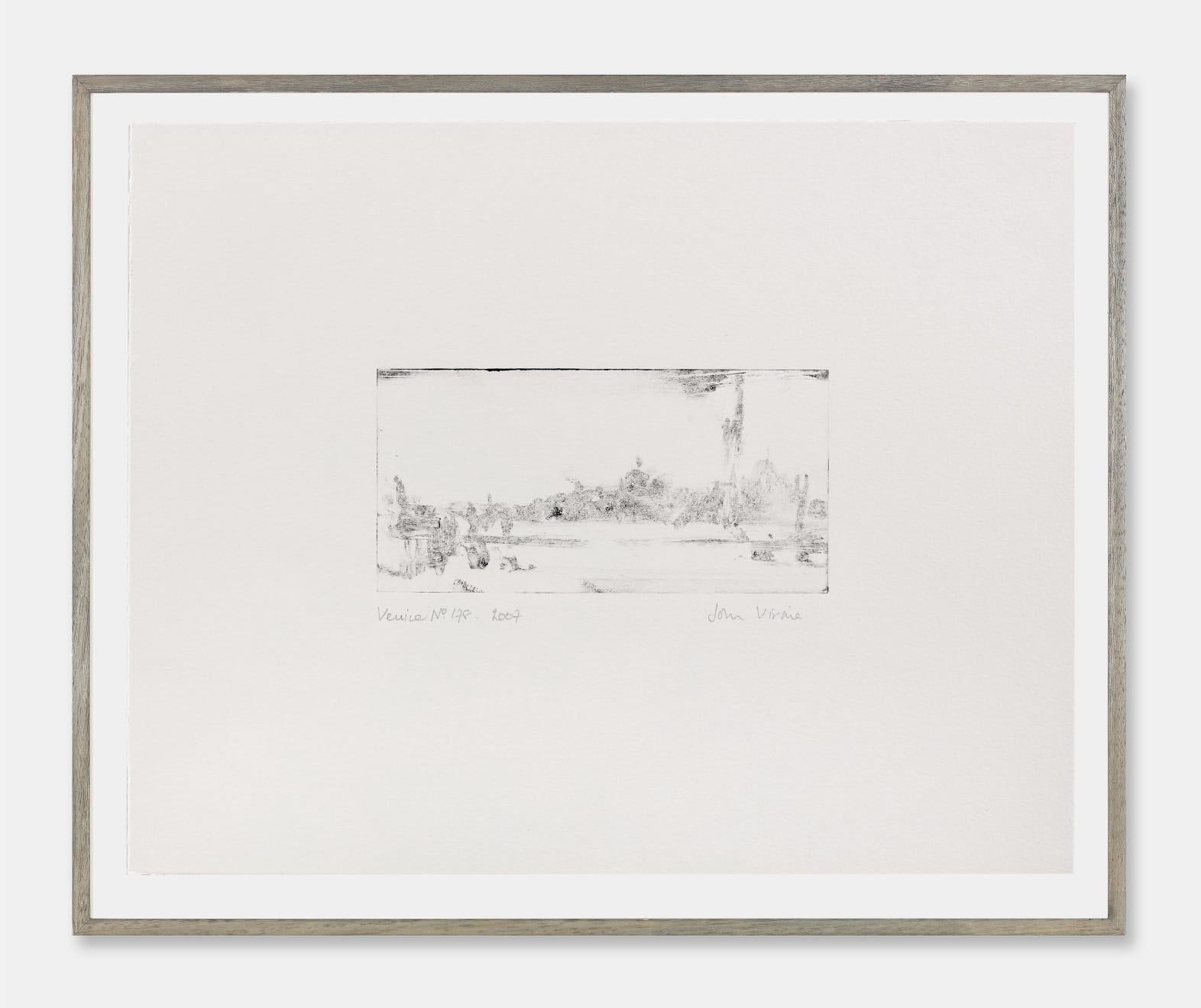 John Virtue (Monotypes), Venice No.178, 2007