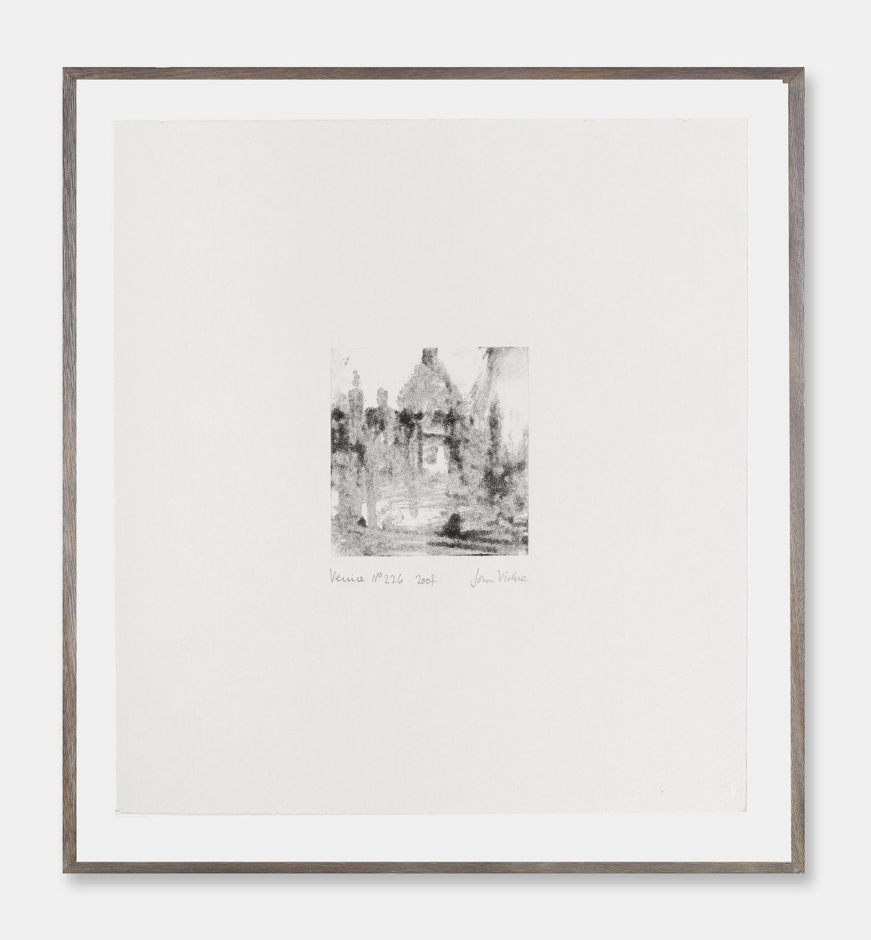 John Virtue (Monotypes), Venice No.226, 2007