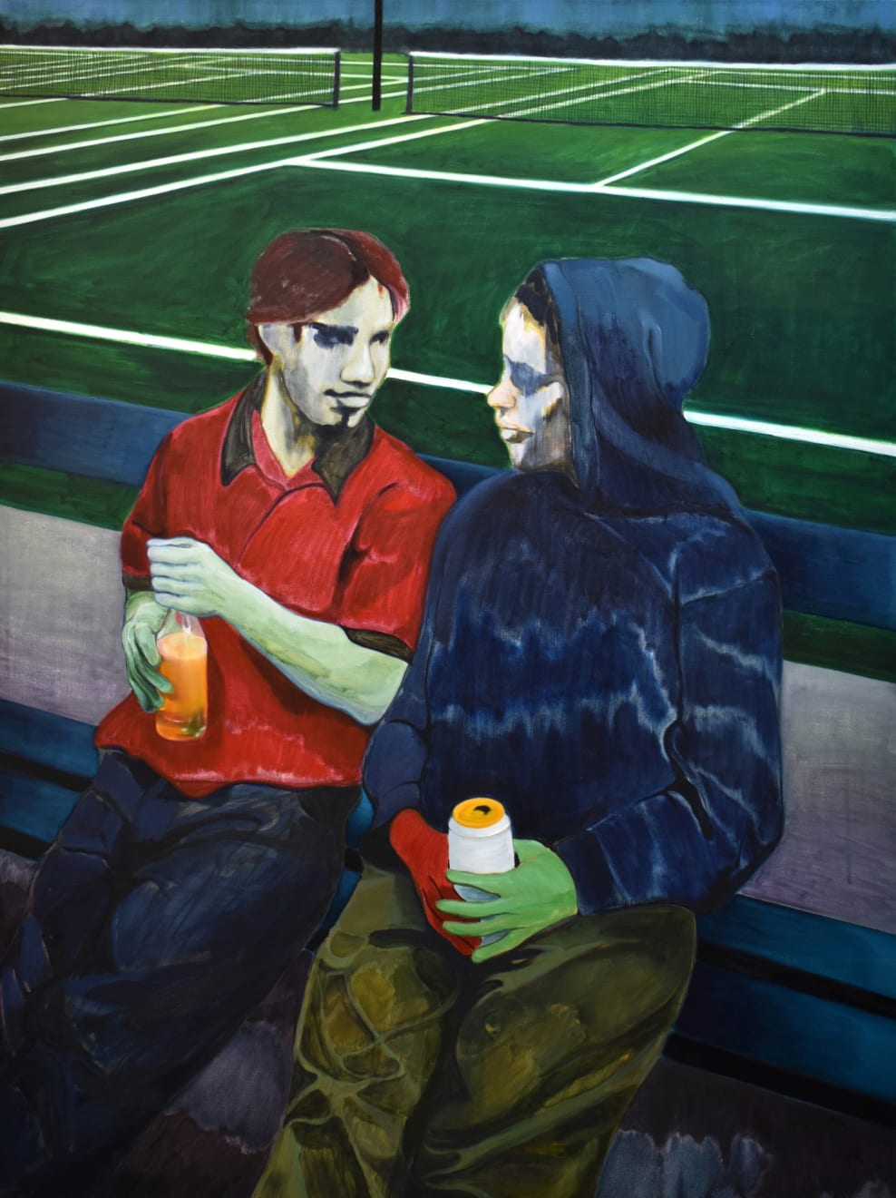 Will Fice, Tennis Court Drinkers, 2021