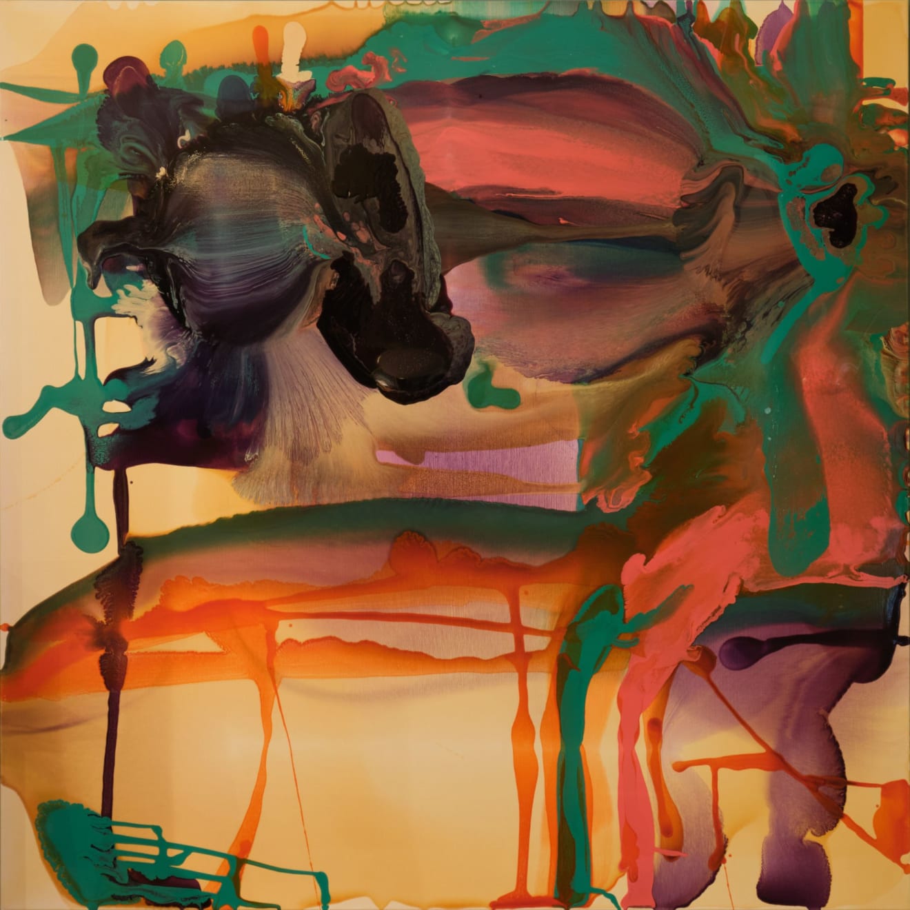 Dale Frank, Transient Ischaemic Attack Painting London 4 (TIAPL4) Pigs can Pull Ham Strings: How Come in America Popcorn isn’t a Vegetable? Quality Time, 2005
