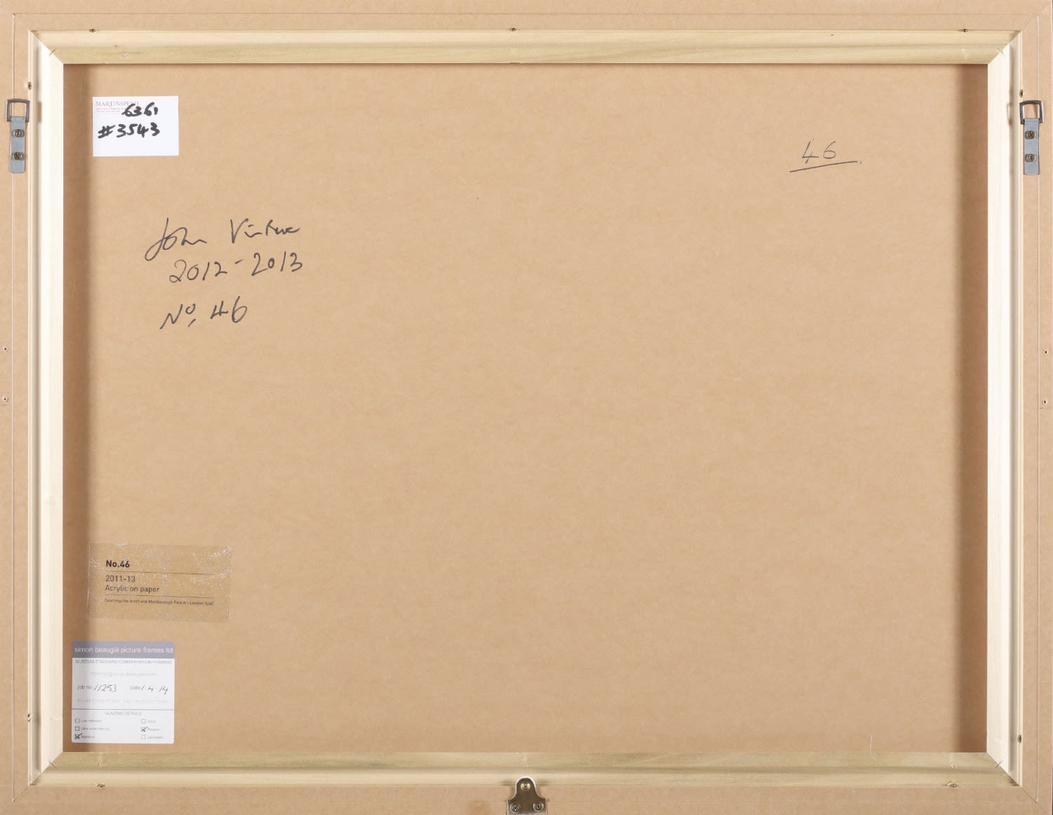 John Virtue (Paintings), Norfolk No.46, 2012-13