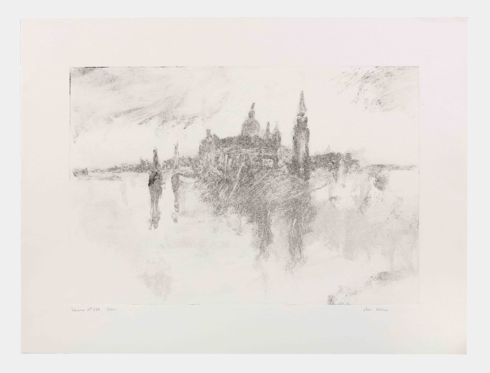 John Virtue (Monotypes), Venice No.235, 2007