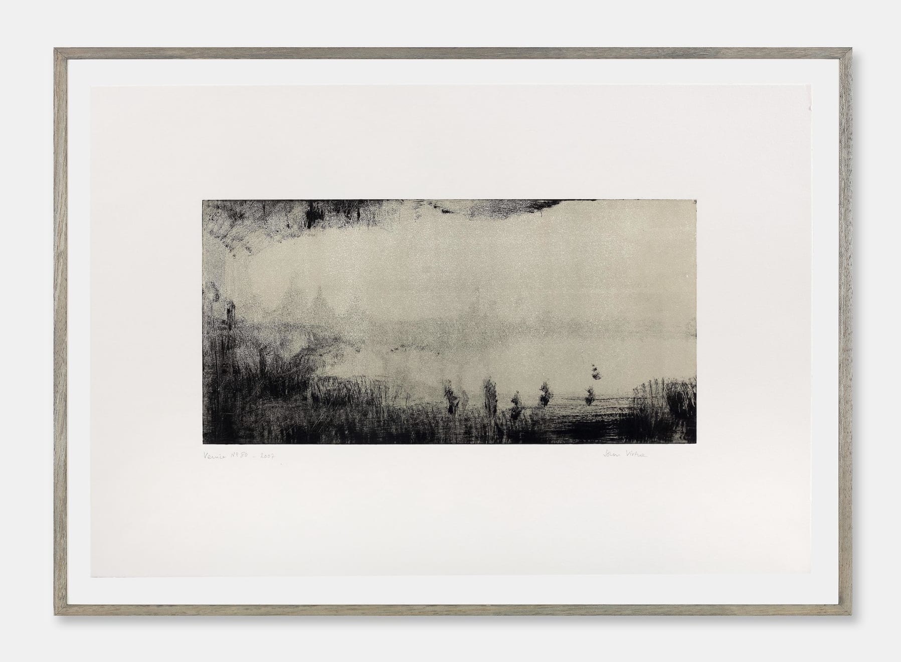 John Virtue (Monotypes), Venice No.80, 2007