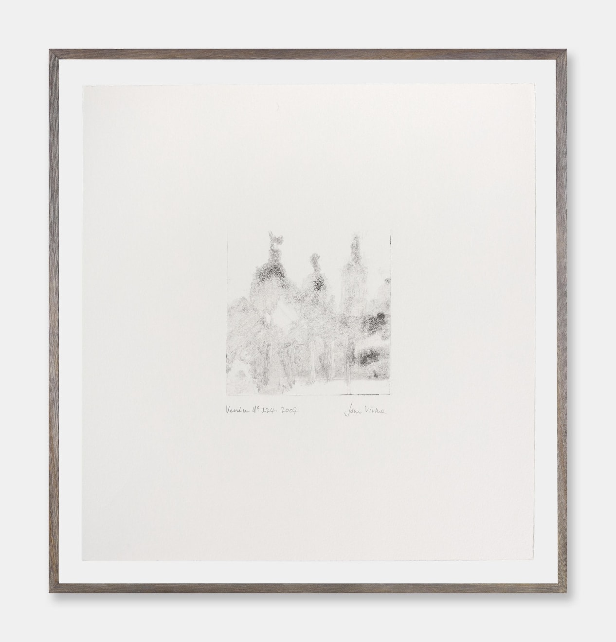 John Virtue (Monotypes), Venice No.224, 2007