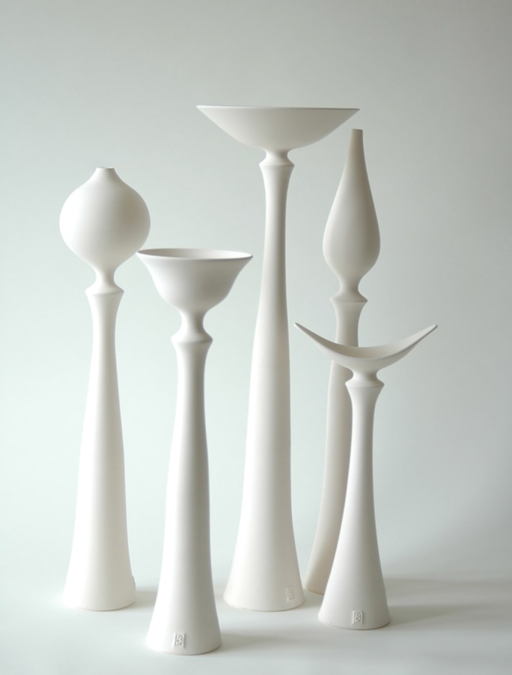 Vivienne Foley (Ceramics & Bronze), Tall Flowers, 2012