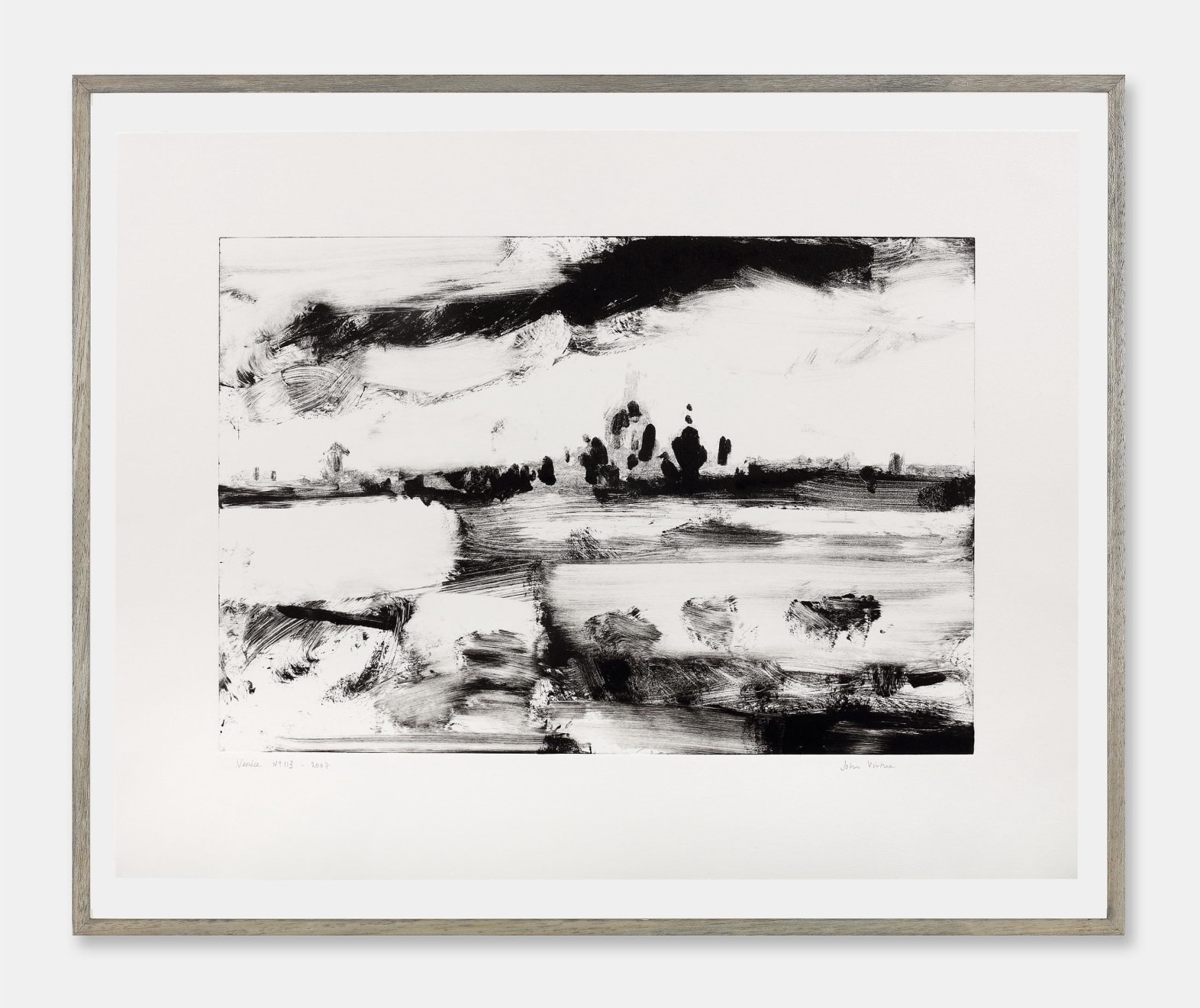 John Virtue (Monotypes), Venice No.113, 2007
