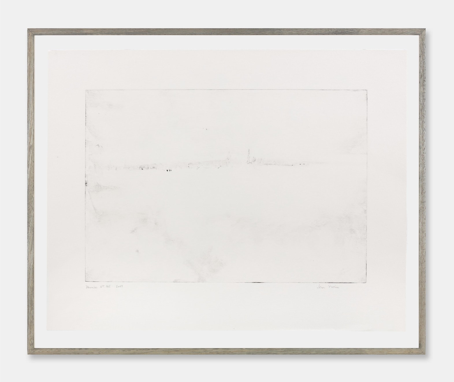 John Virtue (Monotypes), Venice No.148, 2007