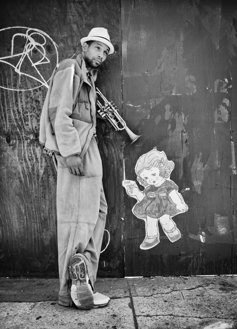 PHIL PENMAN, New Yorker on Canal Street , New York, 2015