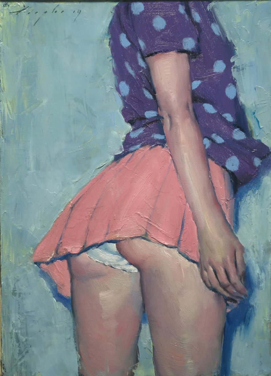 Malcolm Liepke, Pink Skirt, 2019