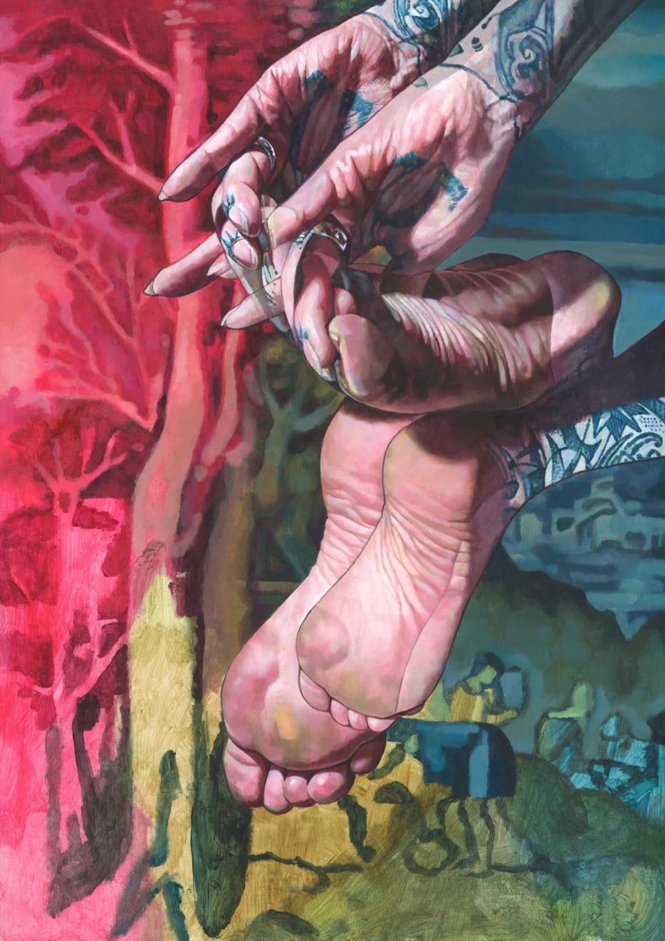 Sarah Muirhead, Foot Portrait 1, 2025