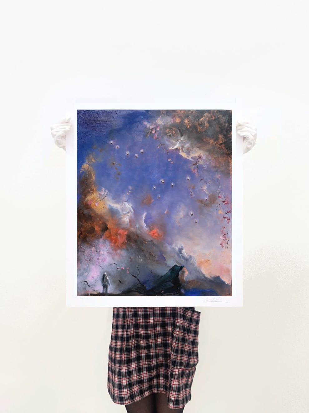 Chris Rivers, Hand-Finished Sagittarian Landscape, 2025