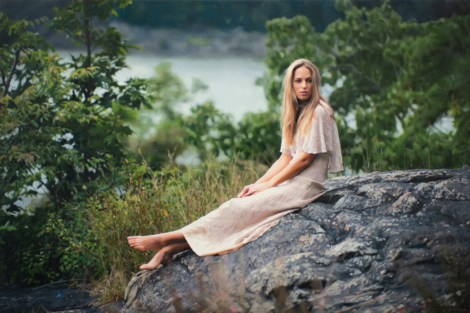 Yigal Ozeri, Untitled; Zuzanna, 2018
